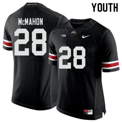 NCAA Ohio State Buckeyes Youth #28 Amari McMahon Black Nike Football College Jersey MSM4645MT